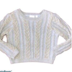 Kardashian’s kids cable knit sweater
